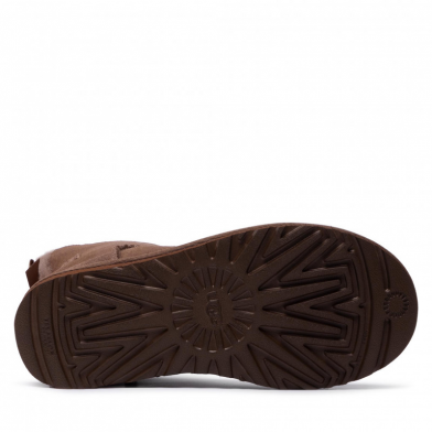 ugg mini bailey bow hickory 1016501-hck