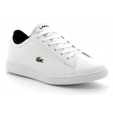 lacoste carnaby blanc-noir 42suj0002-147