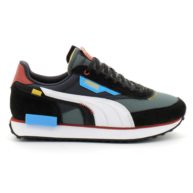 Basket pour homme Future Rider noir-bleu 383148-01