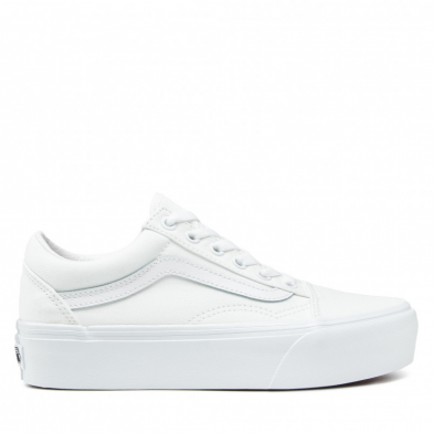Chaussures basses à plateforme pour femme Platform Old Skool blanc vn0a3b3uw001