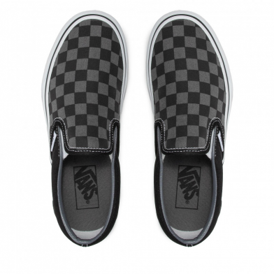 Chaussures sans lacets pour adulte Classic Slip-On noir-gris vn000eyebpj1