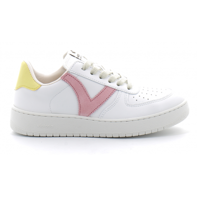 Baskets basses à lacets pour femme 1258201 rosa