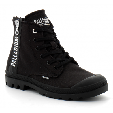 pampa 2 back zip canvas black/black 97084-008