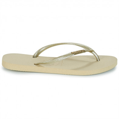 Tong pour femme Slim Logo Metallic golden 4119875/2719