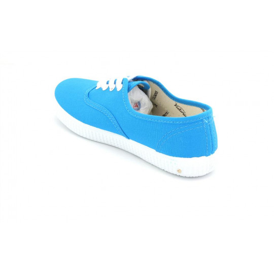 victoria tennis en toile enfant turquoise 6613