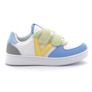 Basket à scratch pour enfant TIEMPO SCRATCH MULTICOLORE azul