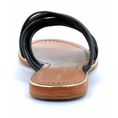 Mules pour femme Halloa noir 42307