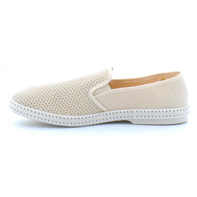 Espadrille pour adulte en toile de coton CLASSIQUE TOILE & FILET beige 2002