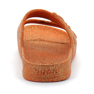 Sandales à paillettes pour enfant CARIOCA terracotta du 25 au 34-21s1043048b2