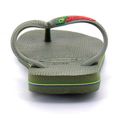 Tong pour adulte Brasil Logo vert-kaki 4110850.0869