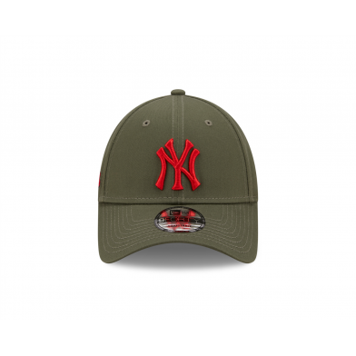 casquette 9forty kaki new york yankees stadium kaki/red osfm