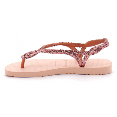 Sandales à paillettes pour enfant Luna Premium II pink 4147009.5977