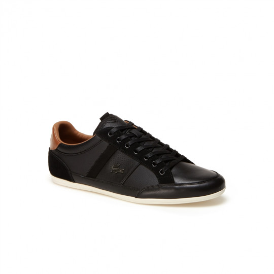 LACOSTE - CHAYMON EN CUIR noir-camel 7-30spm402002h