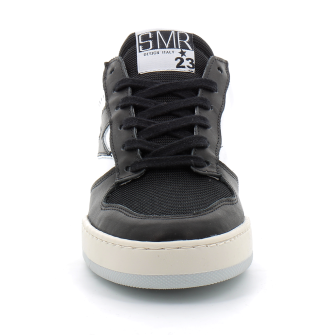 Basket mode basse à lacet pour femme MER black/white. shan