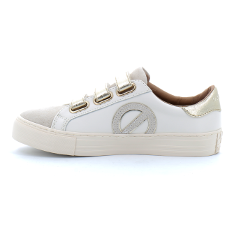 Basket mode à scratch pour femme ARCADE STRAPS SIDE dove/dove mngens04ve