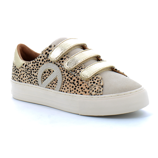 Basket mode à scratch pour femme ARCADE STRAPS SIDE natural/dove mngepl04a3