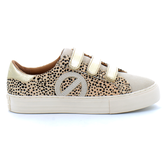 Basket mode à scratch pour femme ARCADE STRAPS SIDE natural/dove mngepl04a3