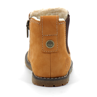 Bottine mi-haute à zip pour enfant en jaune Pokey Pine Chelsea wheat