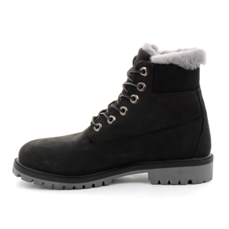 Boot d'hiver imperméable pour junior en noir 6-inch black