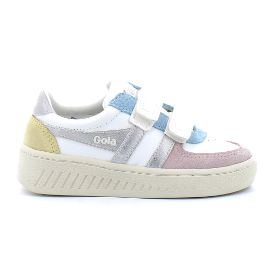 Basket à scratch pour enfant Grandslam white/blossom cka207wk