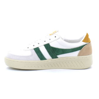 Baskets à lacets pour femmes Grandslam white/evergreen cla415xn