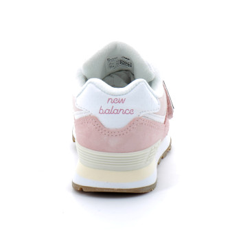 Chaussures de sport à scratch pour enfant PV574 crystal/pink pv574ch1