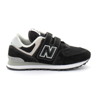 Chaussures de sport à scratch pour enfant PV574 noir pv574evb