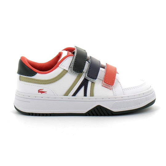 Sneakers L001 bébé blanc-vert 45sui0007-1r5