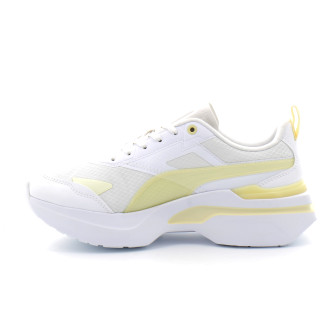 Basket à lacet pour femme Kosmo Rider Tech blanc/gris/jaune du 36 au 41-389878-03