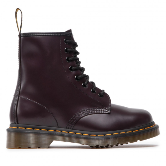 BOOTS 1460 EN CUIR SMOOTH À LACETS burgundy 27277626