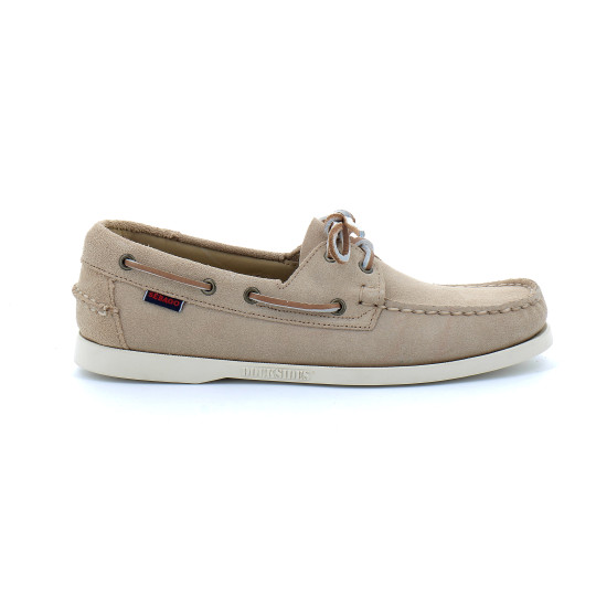 CHAUSSURES BATEAU POUR HOMME EN SUEDE DOCKSIDES PORTLAND FLESH OUT beige 7111ptw-906r