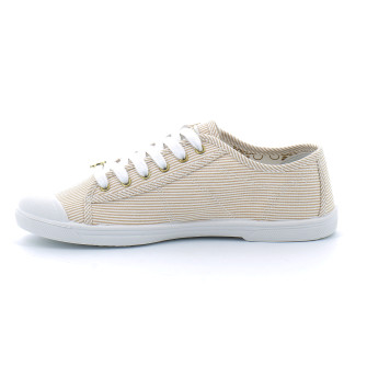 Basket basse à rayures dorées pour femme basic strip gold strip gold