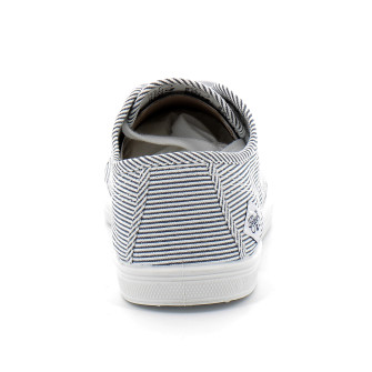 Basket basse à rayures bleu pour femme basic strip shinny strip shinny