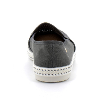 Espadrille pour adulte en toile de coton CLASSIQUE TOILE & FILET anthracite 2037
