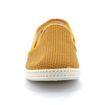 Espadrille pour adulte en toile de coton CLASSIQUE TOILE & FILET curry 2018