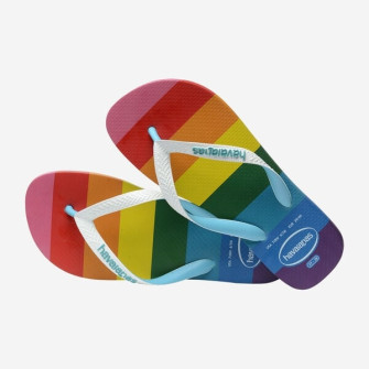 Tong à imprimé arc-en-ciel pour adulte Top Pride Allover blue 4145742-0031