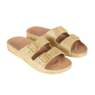 Sandales à paillettes pour adulte Trancoso gold du 36 au 41-21s1038103w3