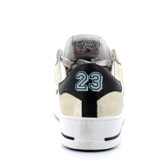 Basket mode basse à lacet pour femme NOUBAR blanc-or 10496