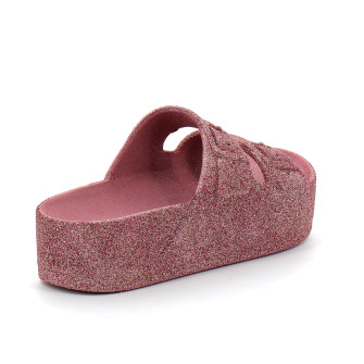 Sandales compensées à paillettes pour adulte CAIPIRINHA GLITTER pink 22s1000cg094w