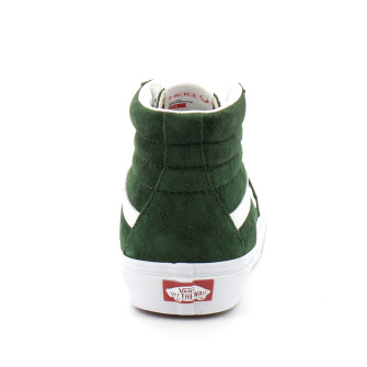 Chaussures montantes à lacets pour adulte en daim Sk8-Hi vert vn0007nsbxu1