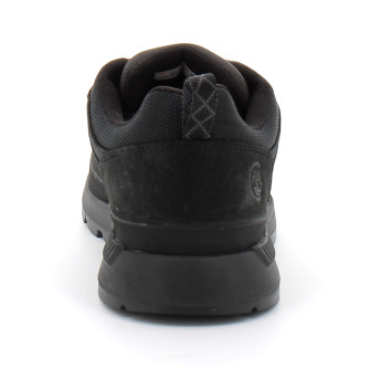 Baskets basses à lacets pour junior Euro Trekker black a66dg/0151/jr