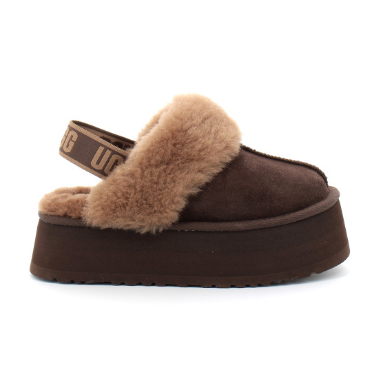 ugg funkette chaussons burnt cedar 1113474-bcdr