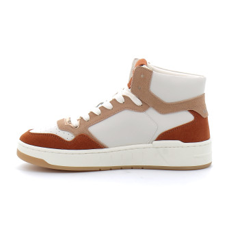 Basket mode montantes à lacet pour femme KELLY MID W blanc-camel du 36 au 41-oncfsn04ca