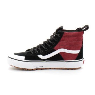 Chaussures montantes à lacets pour adulte SK8 HI MTE black red vn0007nk458