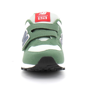 Chaussures de sport à scratch pour enfant PV574 green bleu pv574hgb