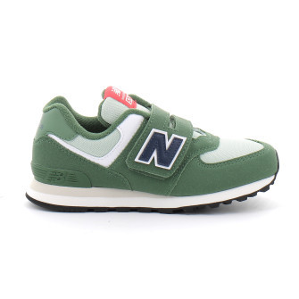 Chaussures de sport à scratch pour enfant PV574 green bleu pv574hgb