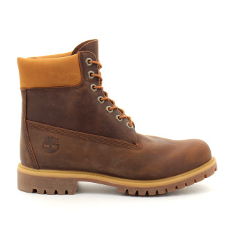 Boot imperméable à lacets pour homme en marron 6-inch cathay mn-9431---------