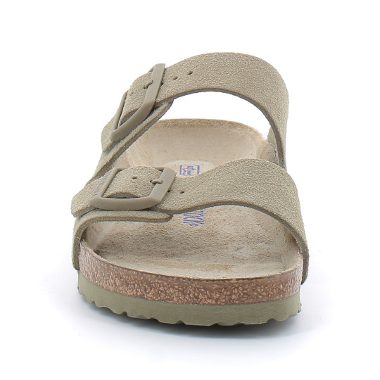 Sandale pour adulte en cuir velours Arizona Sfb faded-kaki 1019088