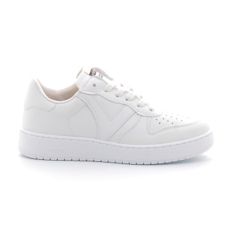 Baskets pour femmes blanches en cuir blanco