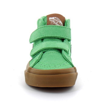 Chaussures à Scratch pour enfant Sk8-Mid Reissue green. vn0a38hhgrn1
